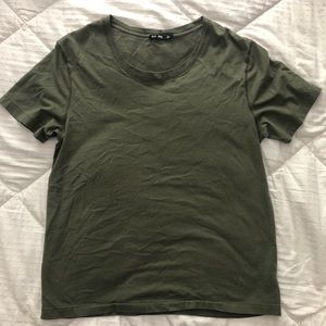 Olive green BLK DNM t-shirt - Large